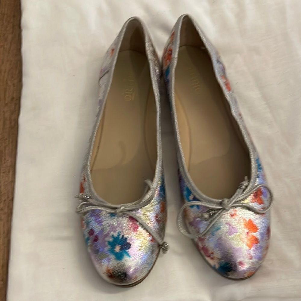 KHRIO BALLET FLATS.   SILVER, BLUE, LAVENDER, ORANGE AND GREEN.  NEW